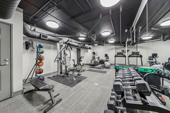 Fully equipped fitness center